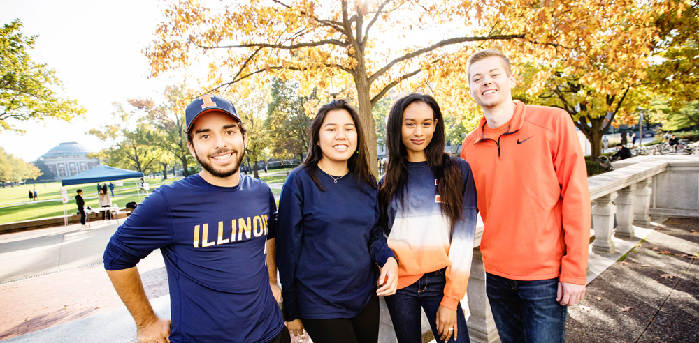 Illini on the Quad