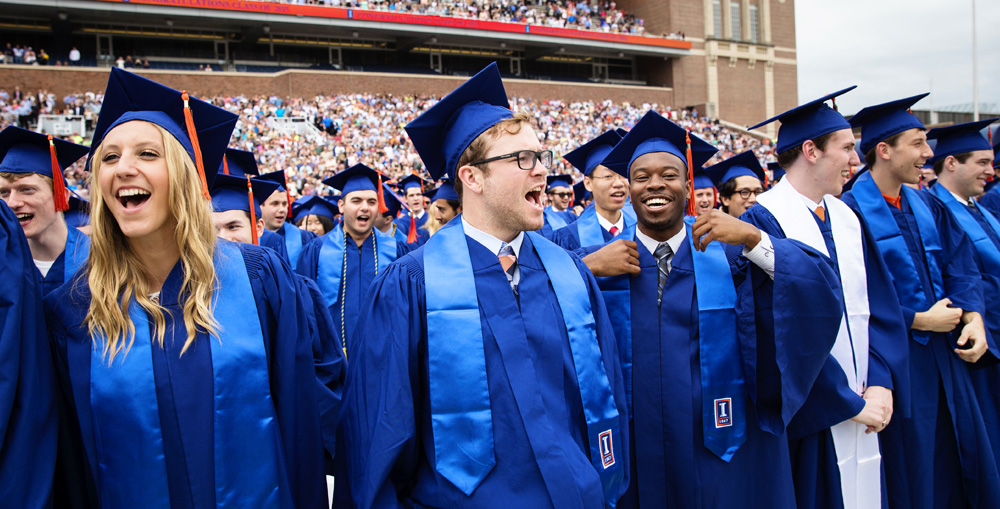 Convocation at Memorial Stadium
