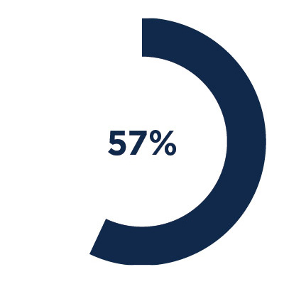 57% of state of Illinois graduates borrowed a student loan