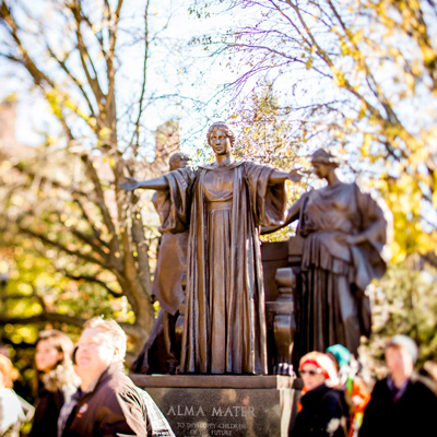Alma Mater statue