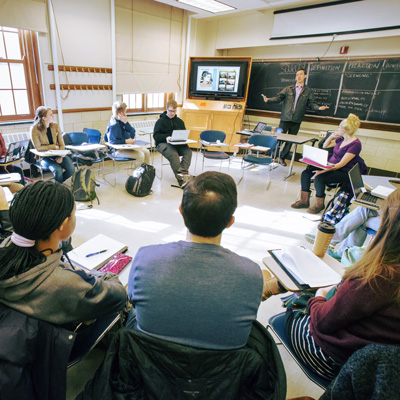 students in a classroom at Illinois